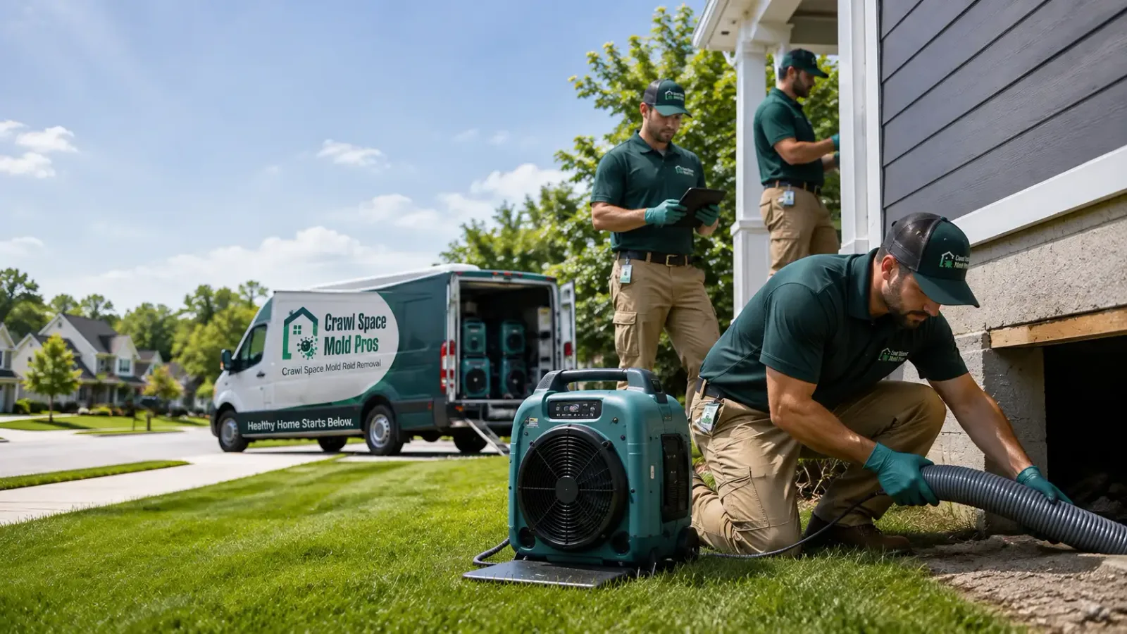 Crawl Space Mold Removal in Naples, ID